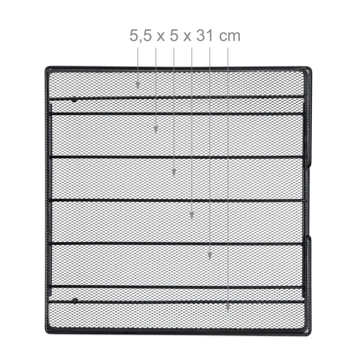 Suport pentru 36 capsule, compatibil Dolce Gusto, cu suport cafetiera, stand orizontal, 8 x 33,5 x 32 cm - imagine 5
