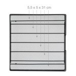 Suport pentru 36 capsule, compatibil Dolce Gusto, cu suport cafetiera, stand orizontal, 8 x 33,5 x 32 cm - imagine 5