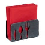 Suport servetele de masa, 10 x 16 x 7 cm, maro