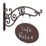 Decor perete, personalizabil, pancarta, dimensiuni 32 x 43 x 3 cm, Relaxdays