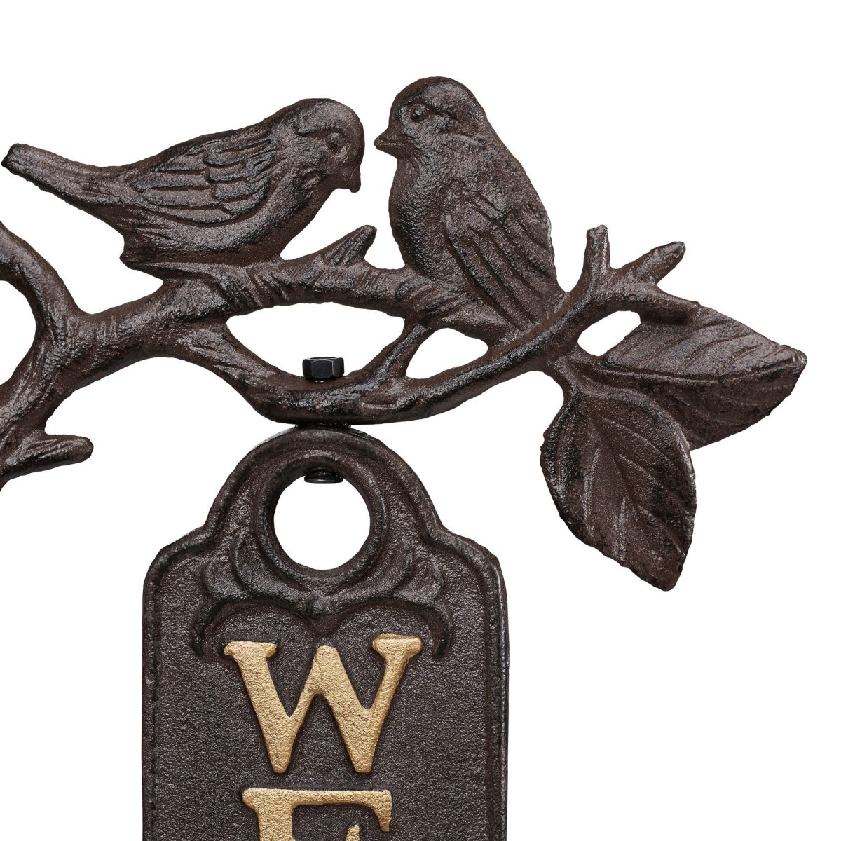 Decor perete "Welcome", dimensiuni 39,5 x 18 x 2 cm, Relaxdays - imagine 7