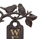Decor perete "Welcome", dimensiuni 39,5 x 18 x 2 cm, Relaxdays - imagine 7
