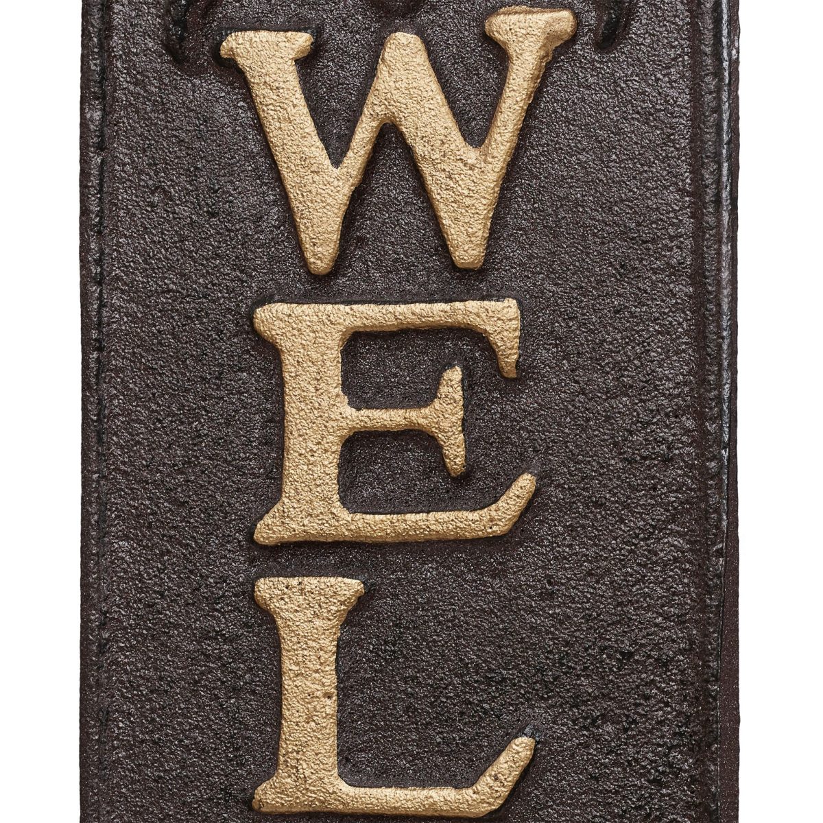 Decor perete "Welcome", dimensiuni 39,5 x 18 x 2 cm, Relaxdays - imagine 8
