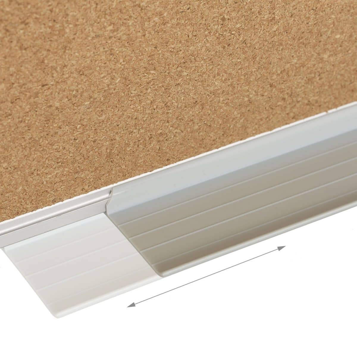 Tabla 2in1, panou pluta si whiteboard, 30 x 45 cm, Relaxdays - imagine 9