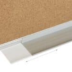Tabla 2in1, panou pluta si whiteboard, 30 x 45 cm, Relaxdays - imagine 9