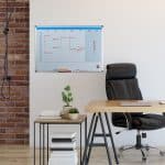 Planificator saptamanal/ore, Whiteboard, magnetic, suport accesorii, 60 x 90 x 5 cm - imagine 2