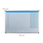 Planificator saptamanal/ore, Whiteboard, magnetic, suport accesorii, 60 x 90 x 5 cm - imagine 4