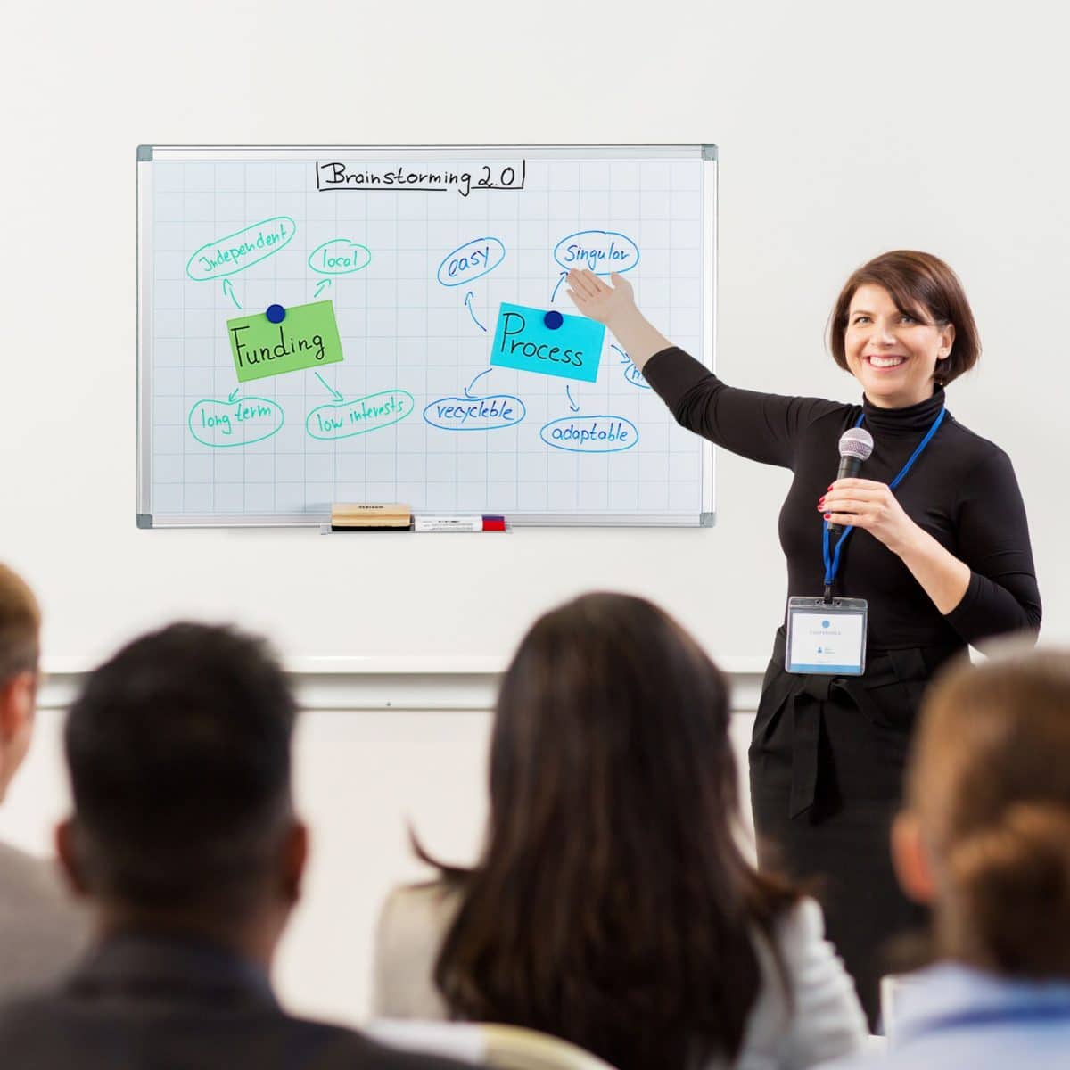 Planificator saptamanal/ore, Whiteboard, magnetic, suport accesorii, 60 x 90 x 5 cm - imagine 5