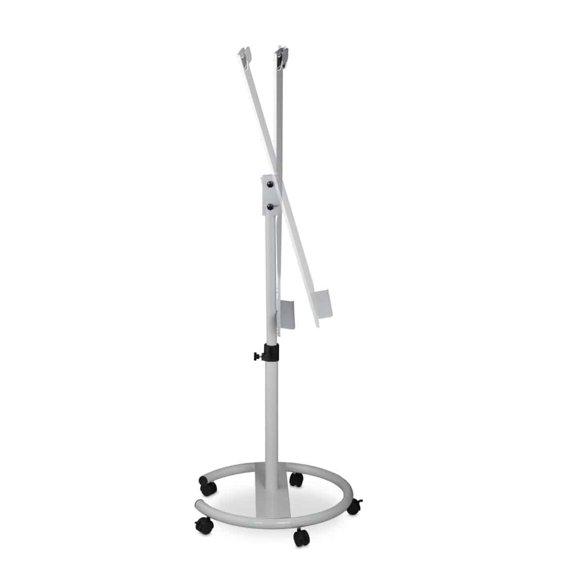 Tabla 2in1 mobila, whiteboard si flipchart, reglabila, 100 x 70 cm, Relaxdays - imagine 6