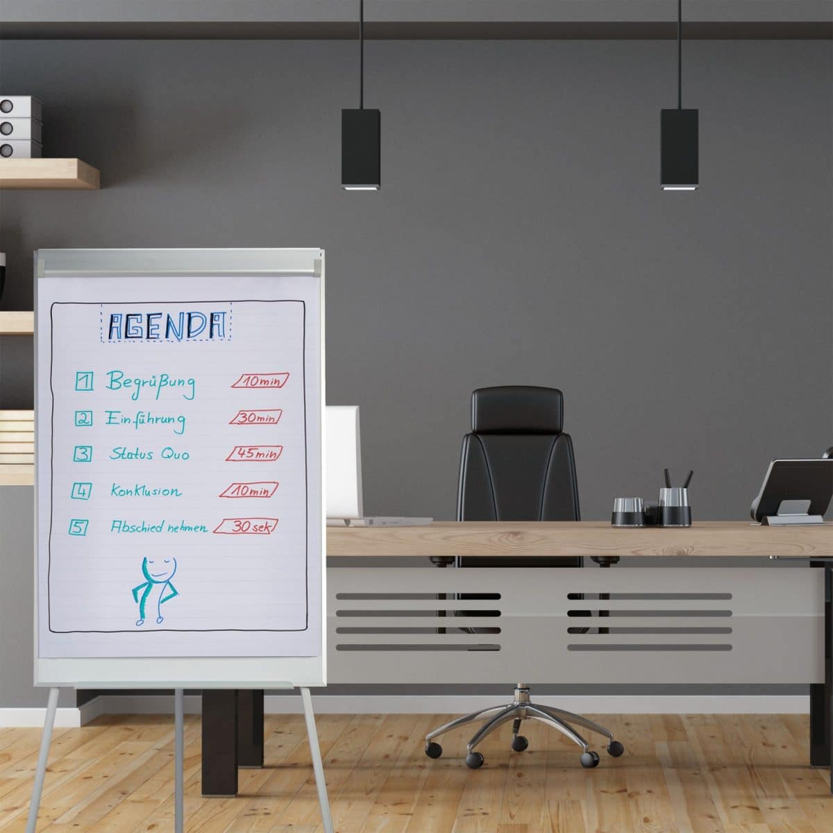 Flipchart 50 de coli hartie dictando, 81 x 57,5 ​​x 0,5 cm, Relaxdays - imagine 2