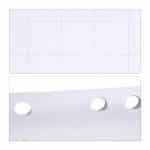 Flipchart 50 de coli hartie matematica, 81 x 57,5 ​​x 0,5 cm, Relaxdays - imagine 6