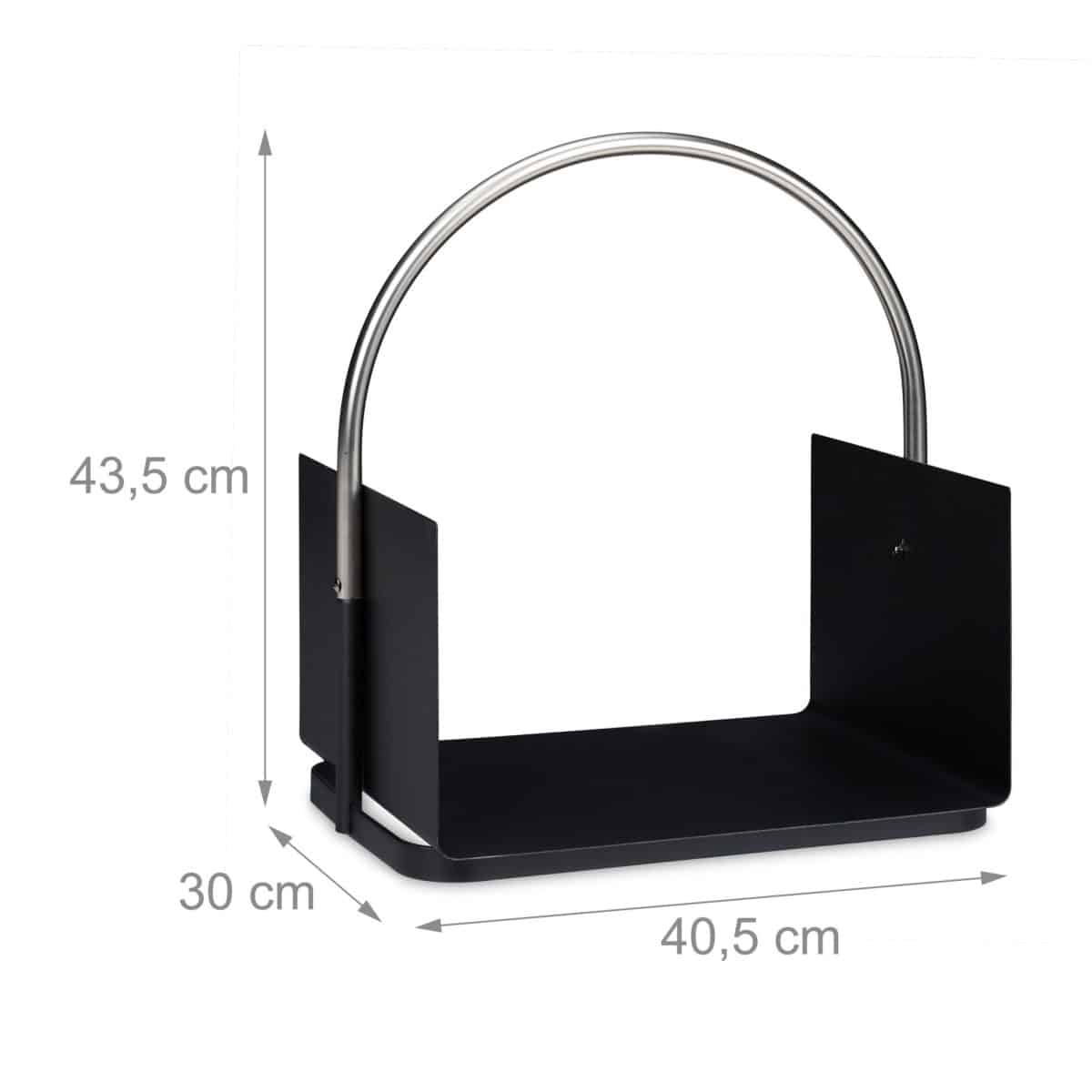 Suport lemne pentru soba sau semineu, 43,5 x 40,5 x 30 cm - imagine 4
