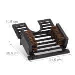 Dispozitiv curatare pantofi, Kraftpunkt®, dimensiuni 10, 5 x 21, 5 x 26, 5 cm - imagine 4
