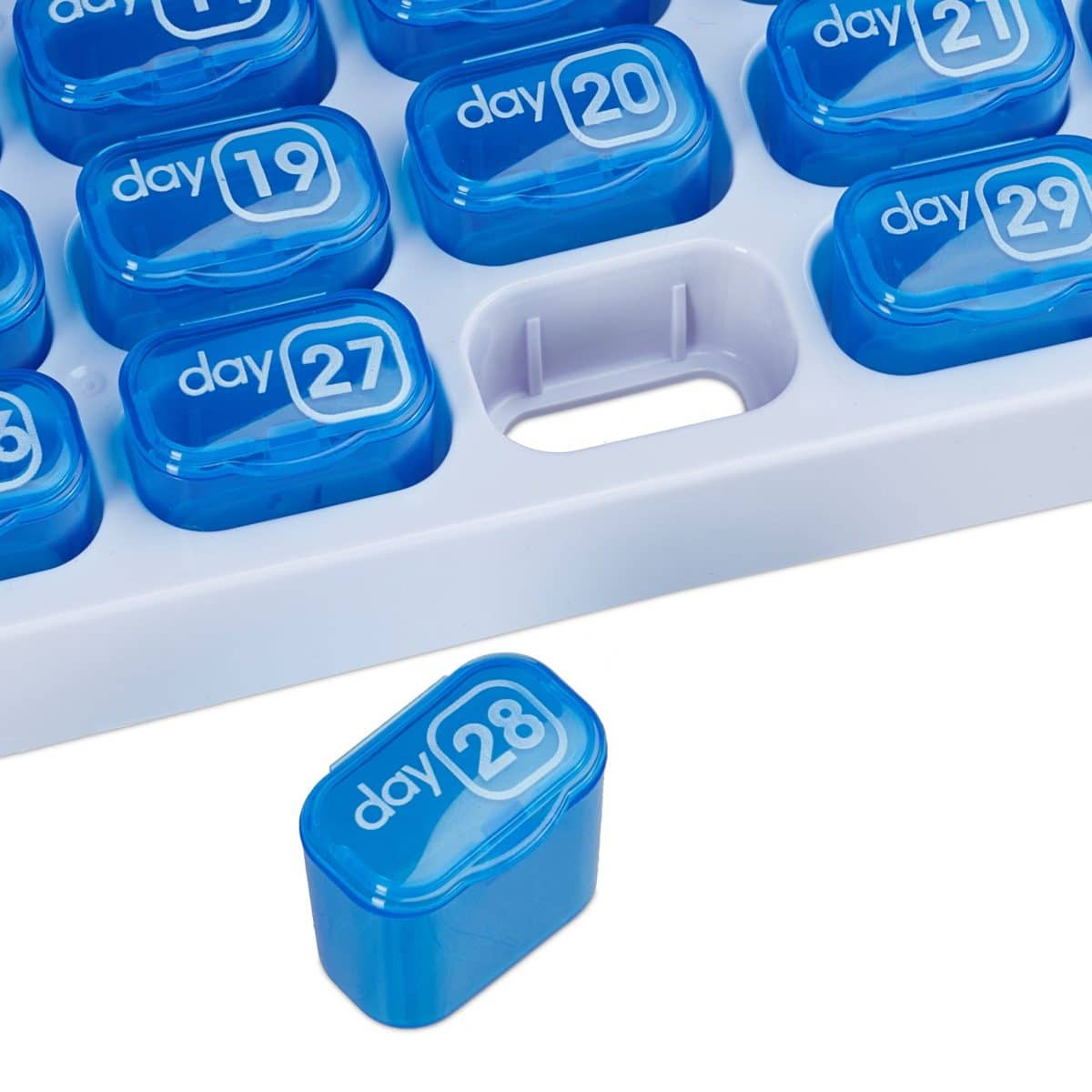 Set 2 cutii organizatoare pentru pastile, 31 zile, plastic - imagine 6