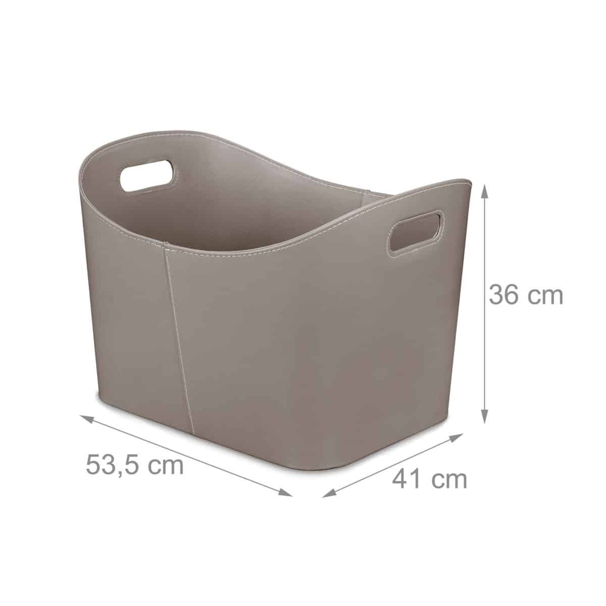 Suport lemne pentru soba sau semineu, 36 x 53,5 x 41 cm XL, antracit - imagine 3