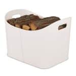 Suport lemne pentru soba sau semineu,  36 x 53,5 x 41 cm, crem