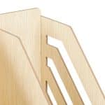 Organizator de birou, 8 compartimente si un sertar, bej, 29,5 x 33 x 24 cm - imagine 7