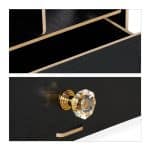 Organizator de birou, 8 compartimente si un sertar, negru, 29,5 x 33 x 24 cm - imagine 6