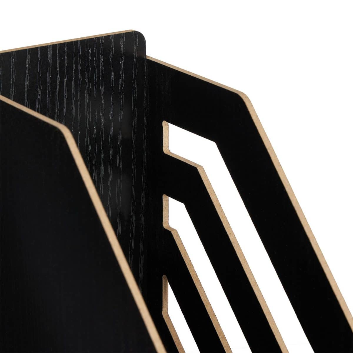 Organizator de birou, 8 compartimente si un sertar, negru, 29,5 x 33 x 24 cm - imagine 7
