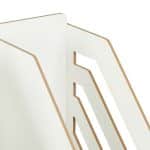 Organizator de birou, 8 compartimente si un sertar, alb, 29,5 x 33 x 24 cm - imagine 7