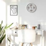 Organizator de birou, 3 compartimente si 2 sertare, alb, Relaxdays - imagine 6