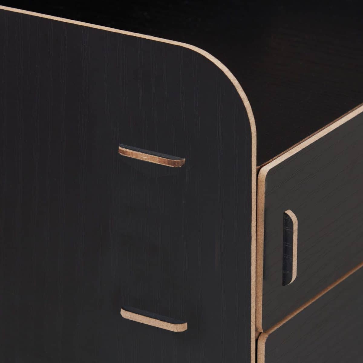 Organizator de birou, 3 compartimente si 2 sertare, negru, Relaxdays - imagine 5