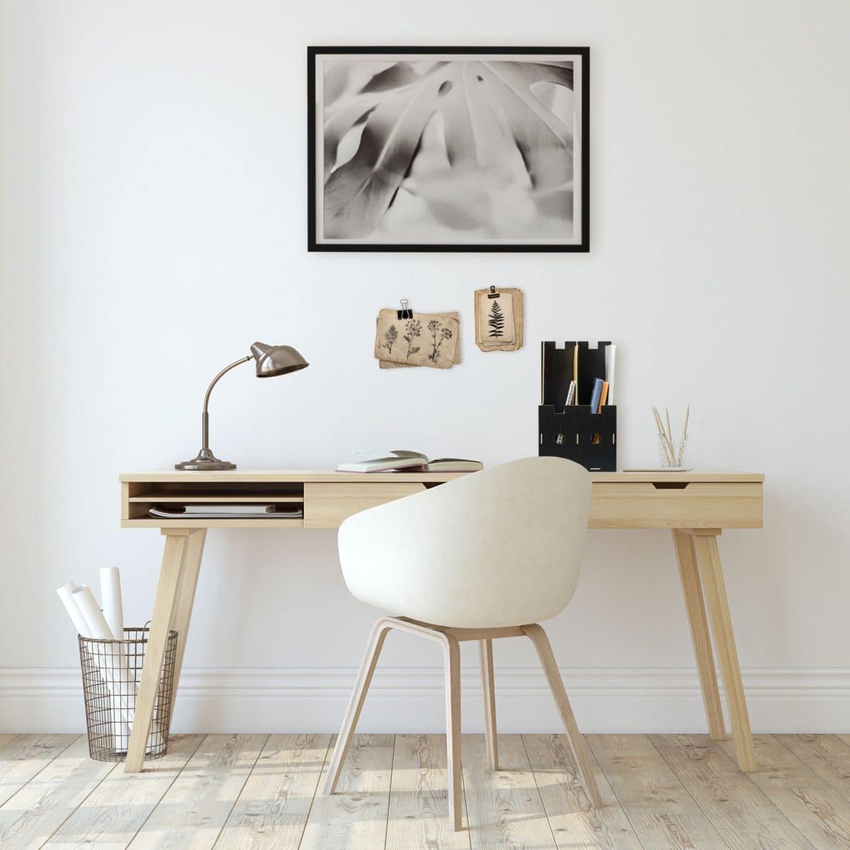 Organizator documente, format A4, MDF, 2 compartimente, negru, Relaxdays - imagine 5