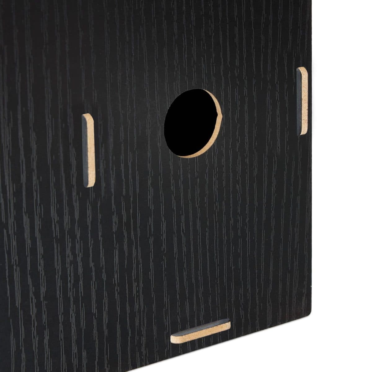 Organizator documente, format A4, MDF, 2 compartimente, negru, Relaxdays - imagine 6