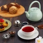Set 2 infuzoare pentru ceai, pliabile,  17 x 4,5 cm, argintiu - imagine 2