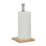 Suport pentru rola servetele de bucatarie, bambus, 35 x 16 x 16 cm