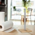 Suport pentru rola servetele de bucatarie, bambus, 35 x 16 x 16 cm - imagine 2