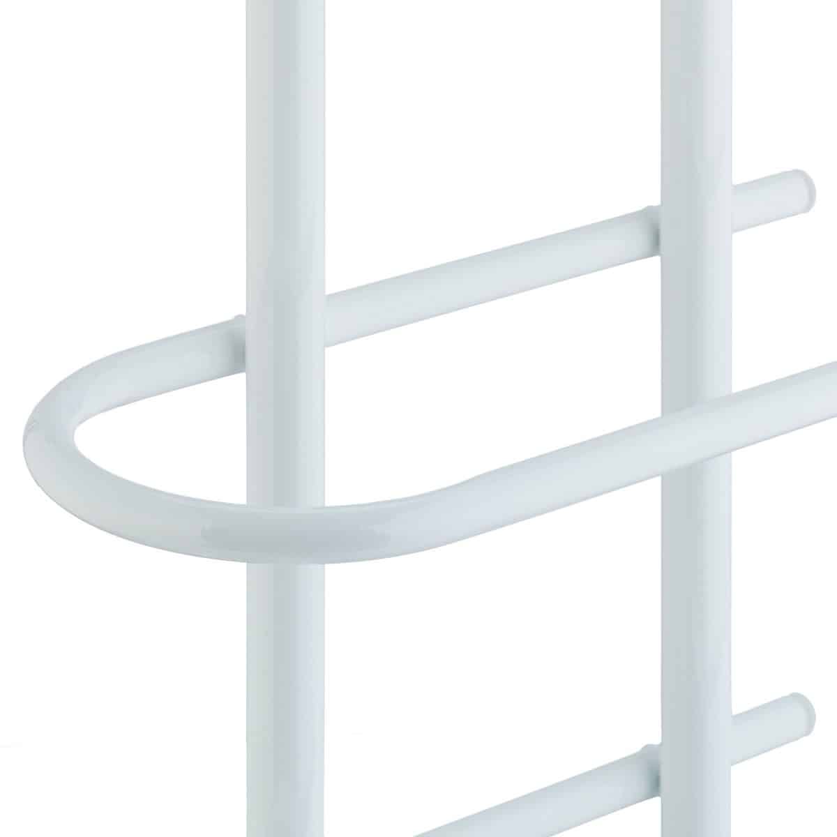 Suport prosoape din otel cromat, 3 sine, alb, 83 x 40 x 18 cm - imagine 5