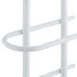 Suport prosoape din otel cromat, 3 sine, alb, 83 x 40 x 18 cm - imagine 5