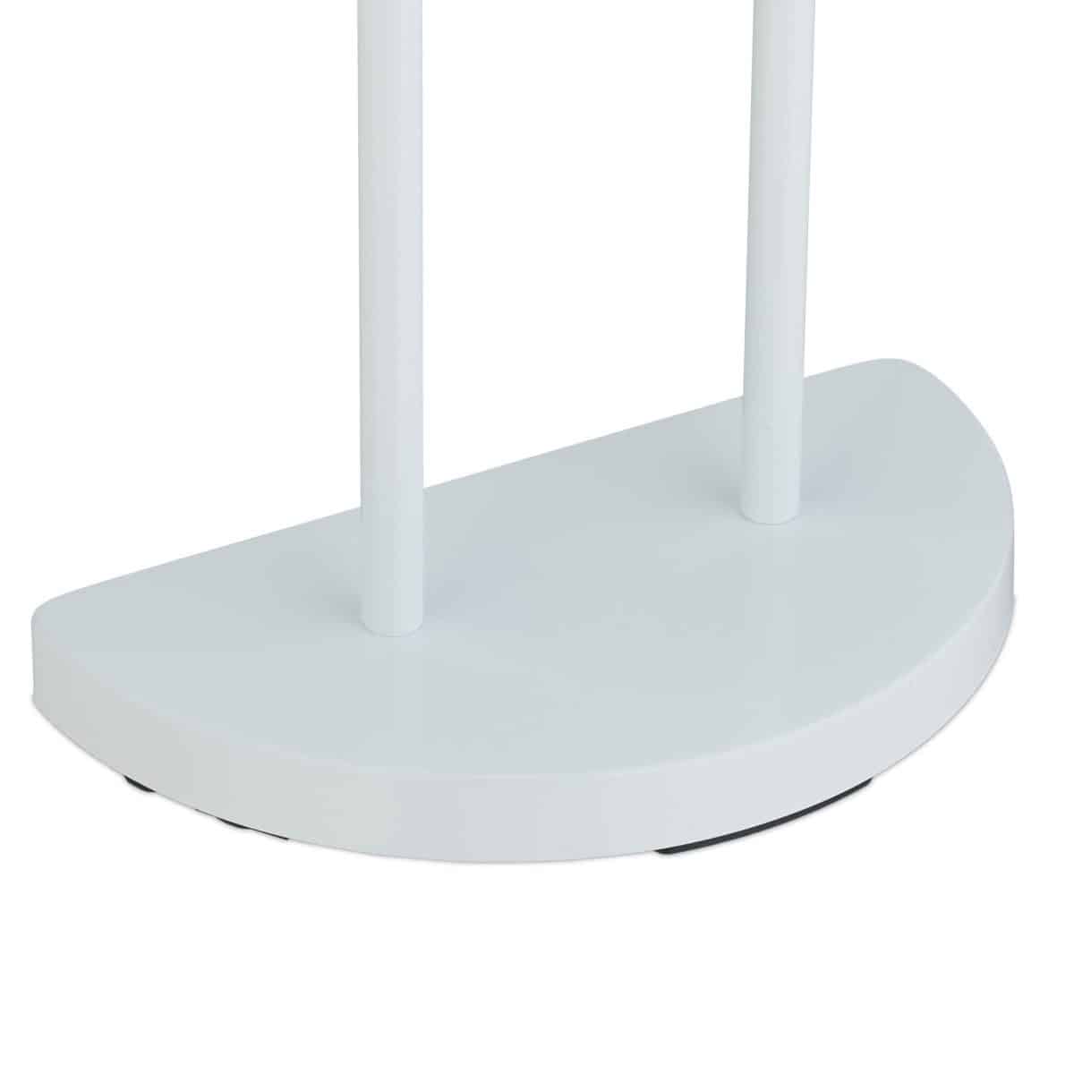 Suport prosoape din otel cromat, 3 sine, alb, 83 x 40 x 18 cm - imagine 6