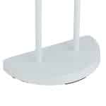 Suport prosoape din otel cromat, 3 sine, alb, 83 x 40 x 18 cm - imagine 6
