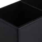 Organizator de birou, 3 compartimente si un sertar, piele ecologica, 12 x 22,5 x 11 cm - imagine 7