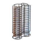 Suport vertical pentru 32 capsule cafea, 29 x 18 x 8,5 cm, negru