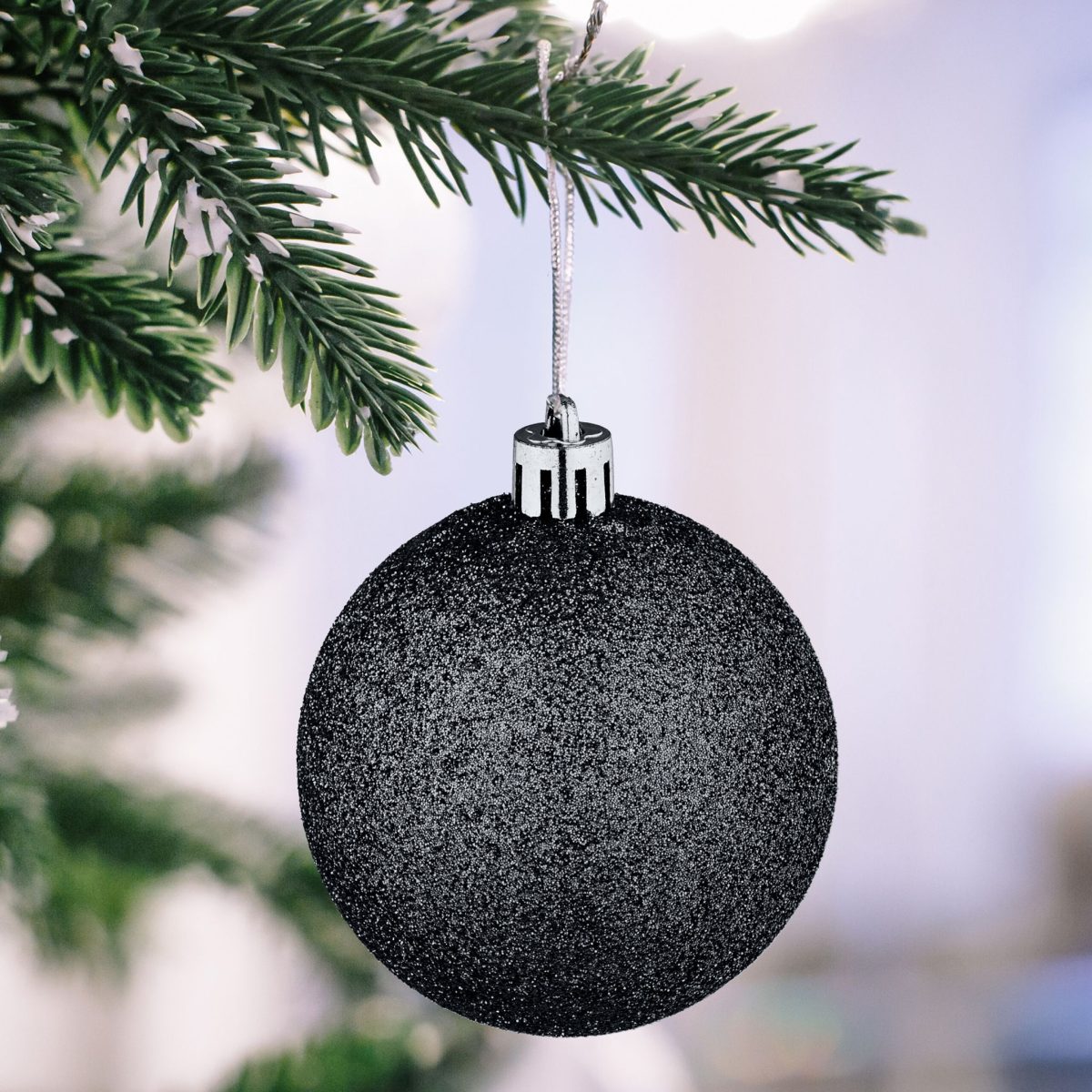 Decoratiuni brad, set de 72 piese, pentru Craciun, negru, NEW 9 - imagine 3