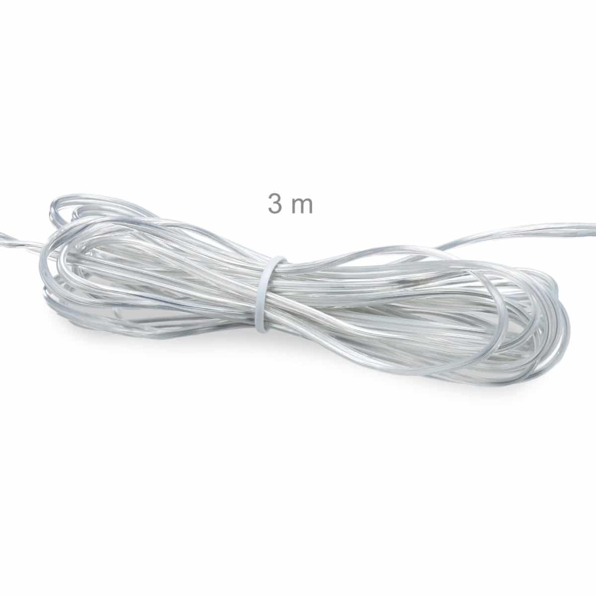 Decoratiune luminoasa, LED, lumina alba calda, diametru 25 cm, Relaxdays - imagine 5