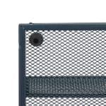 Organizator de birou, 5 compartimente, antracit, 10,5 x 25,5 x 17 cm, Relaxdays - imagine 7