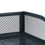 Organizator de birou, un compartiment si 3 sertare, antracit, 21 x 12,5 x 13 cm, Relaxdays - imagine 7
