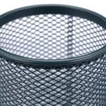 Set organizatoare de birou, 4 piese, negru, Relaxdays - imagine 6