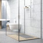 Covoras anti-alunecare pentru dus/cada, 69 x 38 cm, cu ventuze, gri - imagine 5