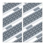 Covoras anti-alunecare pentru dus/cada, 69 x 38 cm, cu ventuze, gri - imagine 6