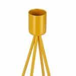 Set de 2 sfesnice, dimensiuni diferite, gold, Relaxdays - imagine 4