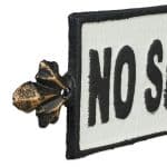Decor perete "No smoking", dimensiuni 8 x 27 x 1 cm, Relaxdays - imagine 6