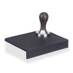 Suport silicon tampare, 3 x 20,5 x 14,5 cm, negru