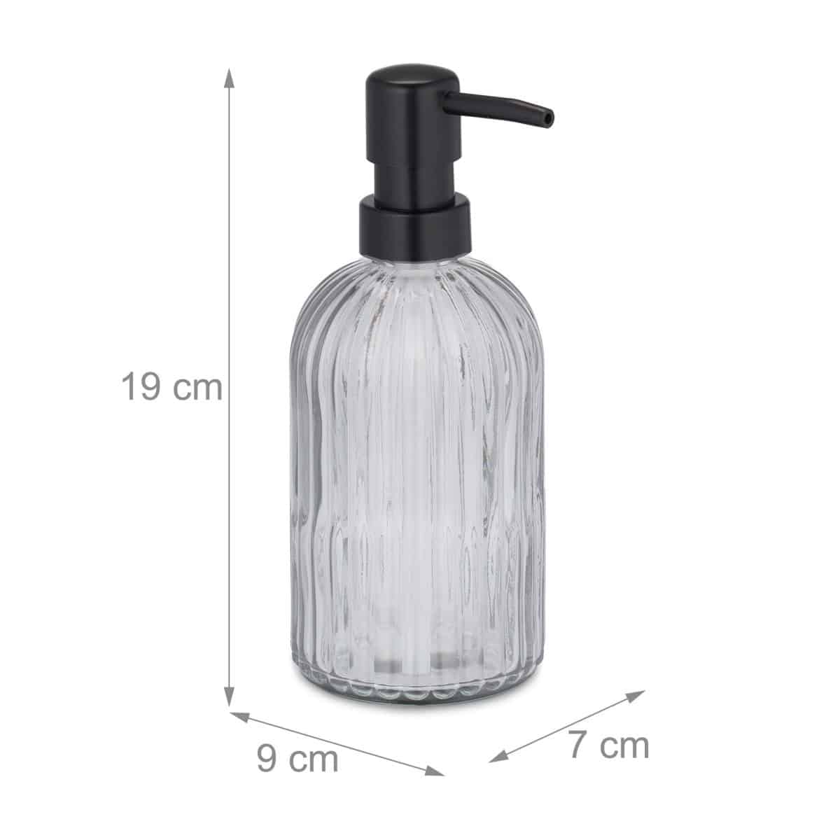 Set 3 dispensere de sapun lichid, sticla, 400 ml - imagine 4