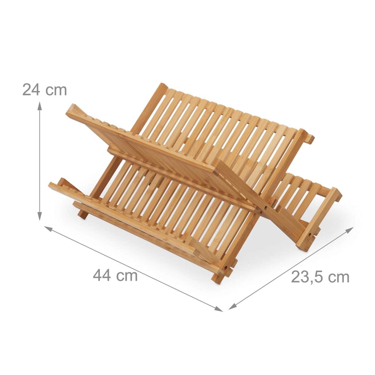 Scurgator vase pliabil, din bambus, 24 x 23,5 x 44 cm - imagine 4