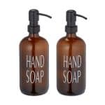 Dispensere pentru sapun lichid, set 2, 500 ml, sticla